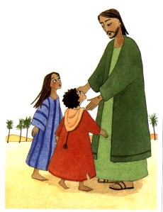 Jésus et enfant