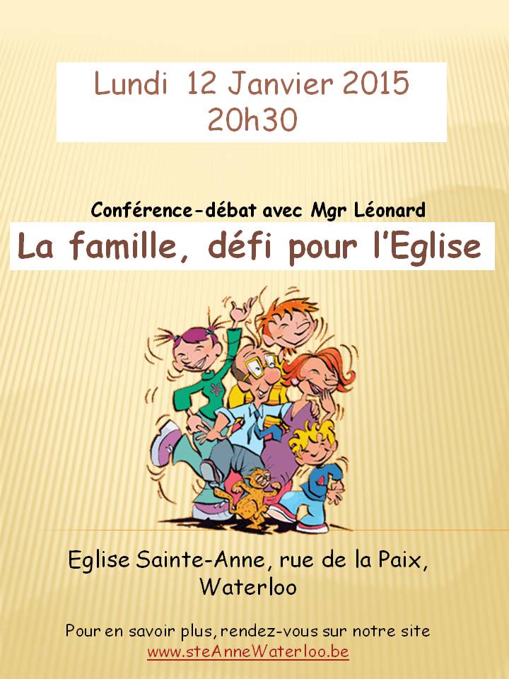 la famille lundi 12 Janvier 2015