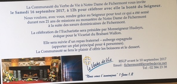 invitation verbe de vie